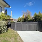 Colour panel fence and gate